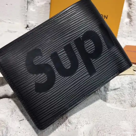 Cheap supreme pocket Vuitton Louis wallet 0621